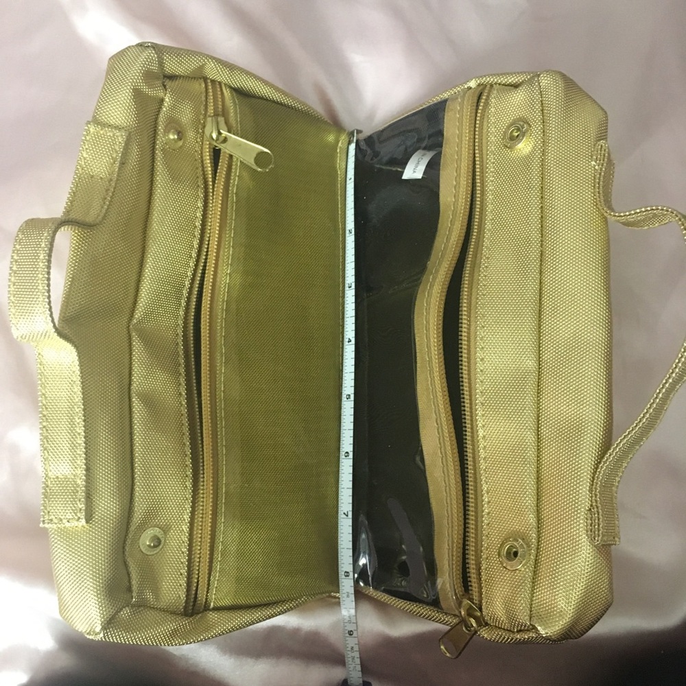 Gold colored bag